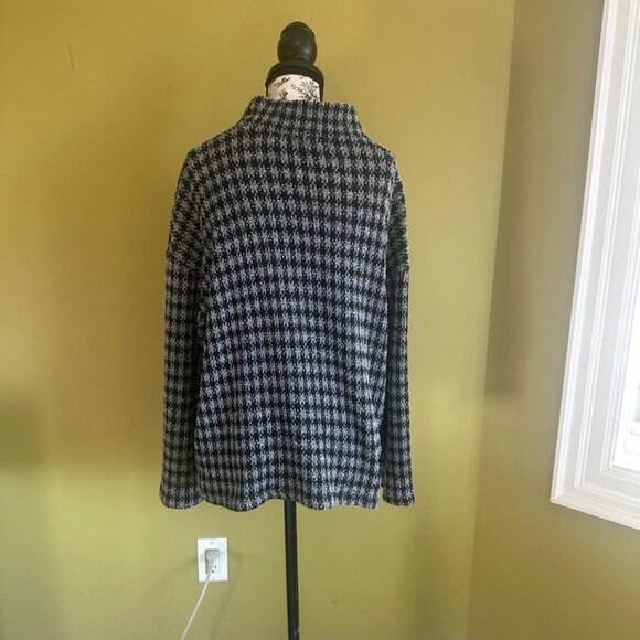 2/$20 Pull&Bear Gingham Boxy Mockneck PL - Picture 2 of 5